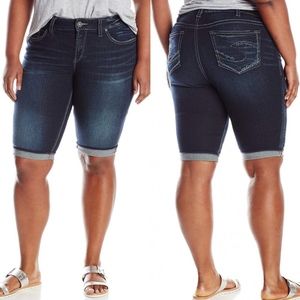 Silver Jeans Suki Mid Bermuda Shorts